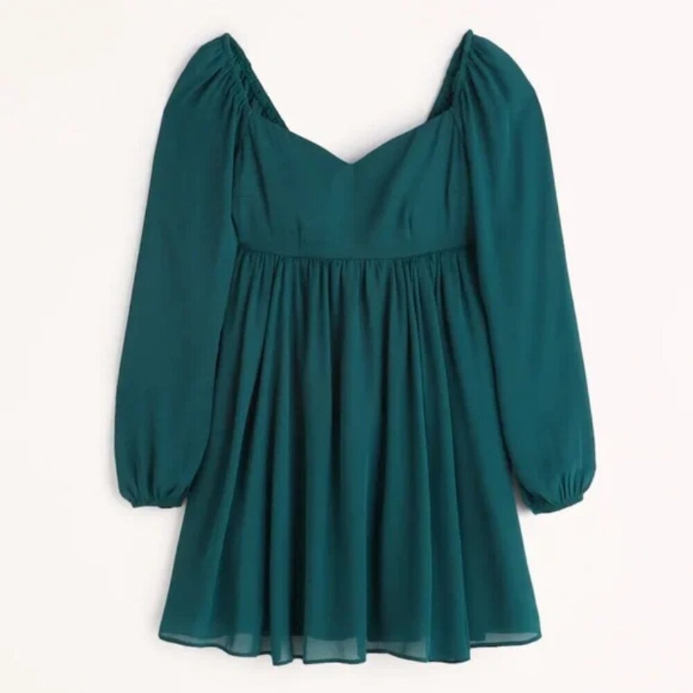 NWT Abercrombie Long Sleeve Babydoll Dress